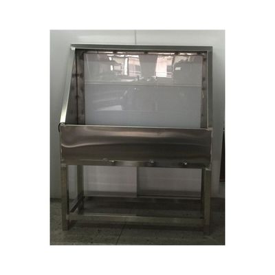 LED 백라이트와 단면 브래킷 구조를 갖춘 스테인리스 스틸 세척 부스