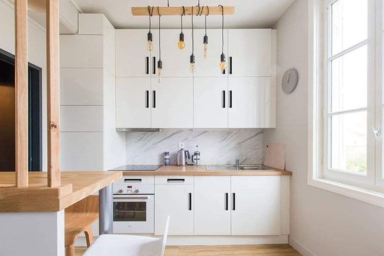 4mm-5mm 두께 매트 검은 사각형 캐비닛 손잡이 5 인치에 맞춤형 크기