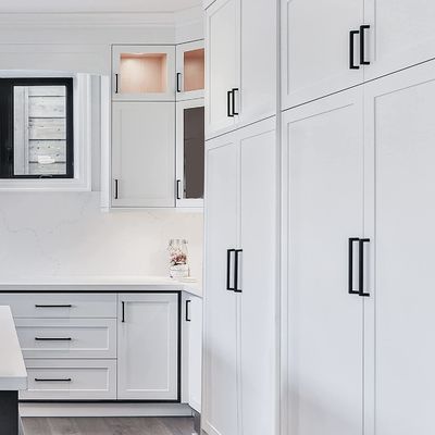 4mm-5mm 두께 매트 검은 사각형 캐비닛 손잡이 5 인치에 맞춤형 크기