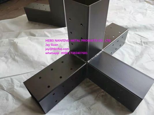 산업 3 차원 강철 팔 4x4 목재 기둥에 대한 피르골 코너 브래킷 ISO9001 2015 인증