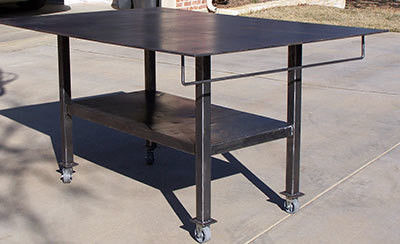 제조 및 다른 용접 부품을 위한 맞춤형 이동 용접 테이블 작업 스테이션