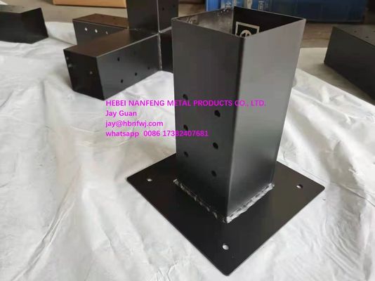 스탬핑 프로세스와 철강 브래킷이있는 높은 목재 스탠드 키트 6x6 페르골라