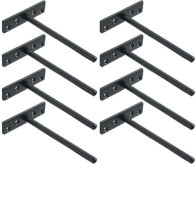 1mm-5mm 두께 벽 브래킷을 스탬핑 프로세스로 안전하게 장착 한 부동 선반