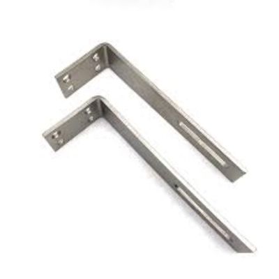 ISO9001 2008 인증 맞춤형 L 모양 스틸 평면 각 Bracket for Cabinet Frame
