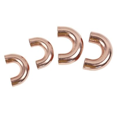 0.5mm-25mm 두께 커스텀 OEM 구리 U 굽기 180도 팔꿈치 파이프 및 피팅